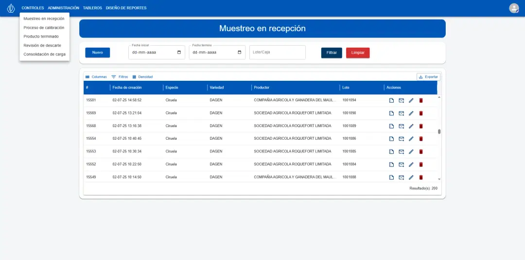 Daia Calidad Screenshot